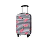 IT Luggage Watermelon 21 Inch Hard Shell Cabin Case Pink / Black / White