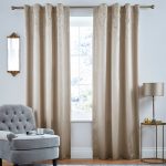 Swirl Sequin Champagne Hidden Tab Top Curtains Champagne