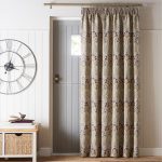 Lucetta Mauve Pencil Pleat Door Curtain Mauve