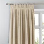 Austin Natural Pencil Pleat Curtains Natural