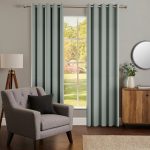 Austin Duck Egg Eyelet Curtains Duck Egg (Blue)