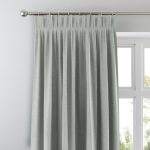 Austin Duck Egg Pencil Pleat Curtains Duck Egg (Blue)