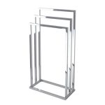 Chrome 3 Rail Towel Stand Chrome