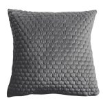 Gallery Direct Honeycomb Quilted Cushion Ink (Blue)
