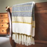Kasbah Textured Throw Yellow