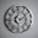 Gallery Direct Pavia Polished Aluminium Wall Clock Silver
