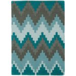 Matrix Cuzzo Teal Rug Blue