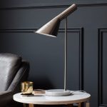 Gallery Direct Harlem Desk Lamp Grey