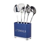 Lovello Blue Utensil Tin Blue