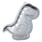 Sweetly Does It Dinosaur Cake Tin Silver