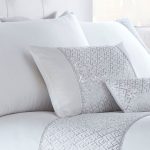 Shimmer White Boudoir Cushion White