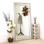 Anastasia Silver Leaner Mirror Silver