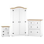 Corona White Bedroom Set White