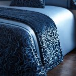 Amelia Teal Bed Runner Blue