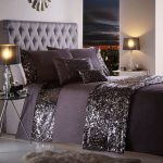 Dazzle Charcoal Bed Runner Grey