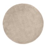 Teddy Bear Taupe Circle Rug Taupe