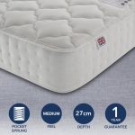 Rest Assured 800 Pocket Silk Mattress White