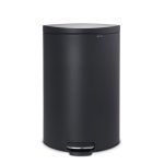 Brabantia 40 Litre Infinite Grey Flatback Space Saving Pedal Bin Grey