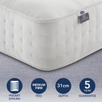 Silentnight 2800 Pocket Natural Ortho Mattress White