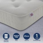Rest Assured 1000 Pocket Ortho Mattress White