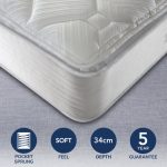 Sealy Activ 2200 Pocket Geltex Pillowtop Mattress White