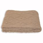 Argyll 140x190cm Throw Natural