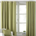 Atlantic Green Eyelet Curtains Green