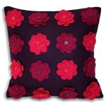 Daisy Cushion Purple