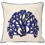 Ionia Coral Cushion Blue