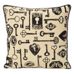 Keys Cushion Black