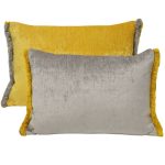 Mottram 30cmx 50cm Reversible Cushion Silver