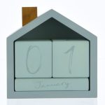 House Shaped Calendar Green