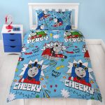 Thomas The Tank Engine Single Duvet Cover and Pillowcase Set MultiColoured