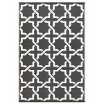 Serene Charcoal Indoor Outdoor Rug Grey