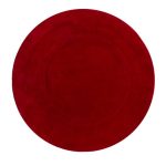 Apollo Circle Rug Red