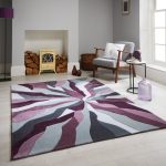 Infinite Splinter Rug Purple