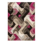 Hand Carved Aurora Rug Purple