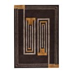 V&A Moderne Rug Brown