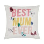 Best Mum Ever Cushion White