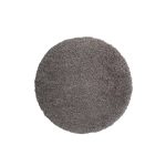 Bertie Shaggy Circle Rug Grey