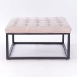 Falun Footstool – Blush Pink