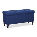 Henning Storage Ottoman Blue