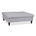 Hunter Storage Ottoman Grey