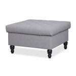 Truman Storage Ottoman Grey