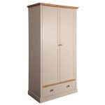 Sandringham Grey 2 Door Single Wardrobe Grey