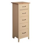 Norfolk Cream 5 Drawer Chest Cream