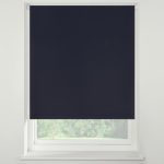 Swish Ink Cordless Blackout Roller Blind Blue