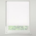 Swish Soft White Cordless Blackout Roller Blind White
