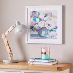 Artistic Impressions Framed Flowers Print White