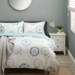 Breeze Dandelion Blue 180 Thread Count Duvet Cover and Pillowcase Set Blue